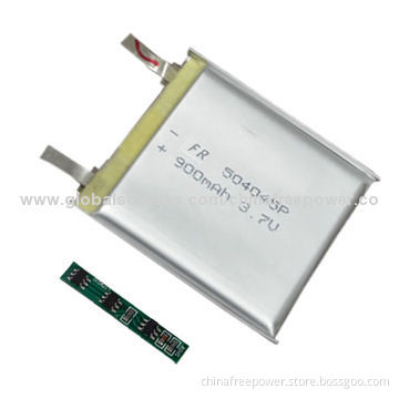 900mAh Lithium Polymer Battery, Safety, Thin